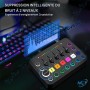 🔊 Mixeur Audio RGB LED Live Sound Card – Carte Son Bluetooth USB pour Streaming, Karaoké & Podcast