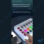🔊 Mixeur Audio RGB LED Live Sound Card – Carte Son Bluetooth USB pour Streaming, Karaoké & Podcast