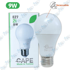 💡 Ampoule LED E27 9W Haute Luminosité – Économique & Incassable – Made in Tunisia