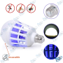 💡 Lampe Anti-Moustique LED E27 15W – Ampoule Tue-Insectes Électrique Économie d’Énergie