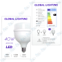 💡 Ampoule LED E27 40W Haute Puissance 6500K – Éclairage Ultra Lumineux Incassable (3600 Lumens)