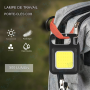🔦 Mini Lampe LED Porte-Clés Rechargeable 6W COB – Éclairage Puissant, Ouvre-bouteille & Support Magnétique