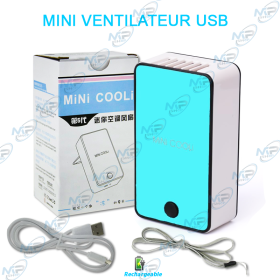 Mini Ventilateur USB Rechargeable Portable