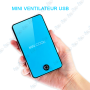 Mini Ventilateur USB Rechargeable Portable