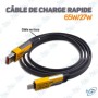 🔌Câble de Charge Rapide 65W / 27W USB vers Type-C / Lightning – Fast Charging (Tressé Renforcé)