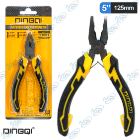🛠️ Mini Pince Plate 5” (125 mm) DINGQI – Pince de Précision Multifonction pour Électronique & Bricolage