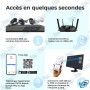 🖥️ Enregistreur Vidéo Numérique DVR 4 Canaux Full HD H.265 – Compatible AHD/TVI/Analog/IP – Système de Surveillance CCTV