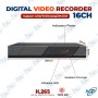 🖥️ Enregistreur Vidéo Numérique DVR 16 Canaux Full HD H.265 – Compatible AHD/TVI/Analog/IP – Système de Surveillance CCTV Profe
