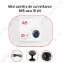 🎥 Mini Caméra Espion WiFi A9 HD – Caméra de Surveillance Sans Fil avec Détection de Mouvement