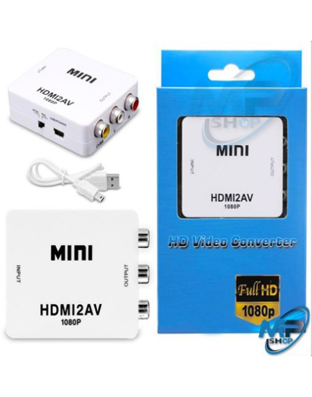 CONVERTISSEUR HDMI VERS AV/RCA