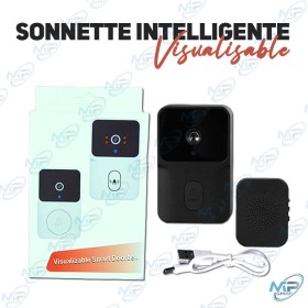 🔔 Sonnette Intelligente WiFi avec Caméra HD – Visualisation à Distance, Détection de Mouvement & Audio Bidirectionnel
