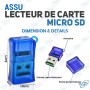 Mini Lecteur Carte Micro SD USB 2.0