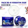 💿 Pack 50 BD-R Verbatim 25GB 6x – Blu-ray vierge imprimable haute capacité