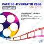 💿 Pack 50 BD-R Verbatim 25GB 6x – Blu-ray vierge imprimable haute capacité