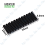 ❄️ Radiateur SSD M.2 NVMe 2280 – Dissipateur thermique ultra fin avec pad thermique pour refroidissement optimal
