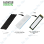 ❄️ Radiateur SSD M.2 NVMe 2280 – Dissipateur thermique ultra fin avec pad thermique pour refroidissement optimal
