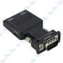 🔌 Adaptateur VGA vers HDMI avec Audio – Convertisseur 1080p pour PC vers TV / écran HDMI