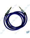 🧵Câble Jack Audio 3.5mm Tressé 1M - Anti-Nœuds et Ultra-Résistant