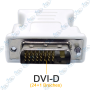 🔌 Adaptateur DVI-D vers VGA – Convertisseur vidéo pour PC vers écran VGA