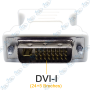🔌 Adaptateur DVI-I (24+5) vers VGA – Convertisseur vidéo pour écran et projecteur