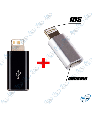 🔄Adaptateur Lightning vers Micro-USB : Chargez Votre iPhone avec un Câble Android