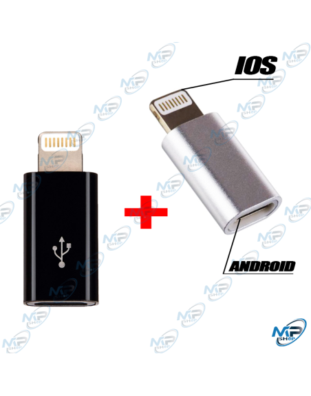 🔄Adaptateur Lightning vers Micro-USB : Chargez Votre iPhone avec un Câble Android