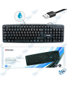 💻Clavier Filaire USB Macro K60120 | Design Slim AZERTY Étanche