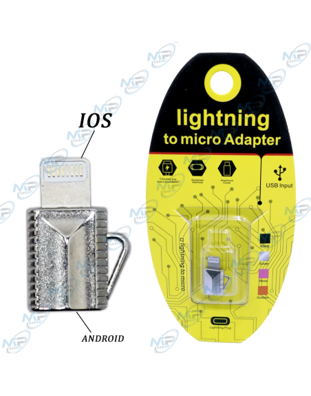 🔗Mini Adaptateur Lightning vers Micro USB : Chargez votre iPhone Partout