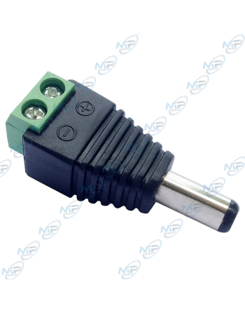 🔌Connecteur DC Mâle 5.5x2.1mm | Adaptateur d'Alimentation à Vis Rapide