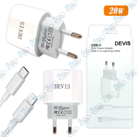 ⚡Chargeur DEVIS 20W USB-C avec Câble Lightning