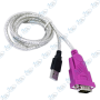 🔌 Câble USB 2.0 vers RS232 (DB9) – Adaptateur Série USB vers COM 1.4m pour PC et Équipements Industriels