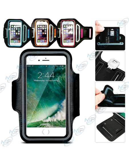 🏃Brassard Sport Premium | Course, Vélo & Fitness | Rangement Clé/Carte