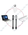 💡Lampe LED USB Flexible Ultra-Portable 1.2W pour Ordinateur & Power Bank