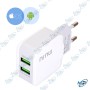 ⚡Chargeur MUJU 12W Double USB avec Câble Lightning 1M