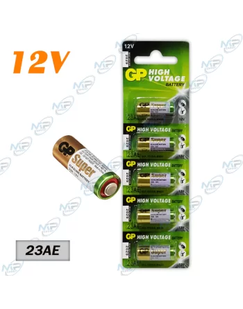🔋Piles GP 23AE Alcalines 12V : Haute Tension, Sécurité et Fiabilité Maximale