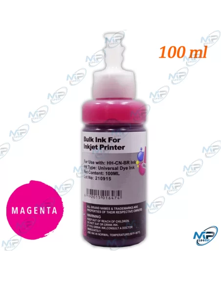 🎨Encre Magenta Universelle 100ml pour Jet d'Encre - Couleurs Pures et Économiques
