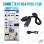 🔌 Adaptateur N64 vers HDMI HD – Convertisseur Vidéo avec Alimentation Micro USB pour Nintendo 64