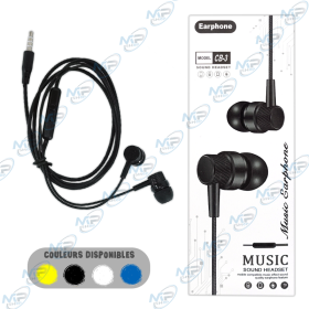 Écouteurs Filaire CB-3 Jack 3.5 mm avec Micro