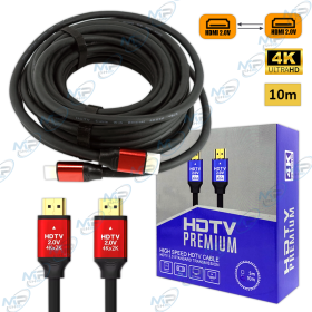 🔌 Câble HDMI 10M 4K Ultra HD 2.0 Premium – Haute Vitesse Longue Distance Compatible TV, PC, Console
