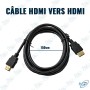 🔌 Câble HDMI vers HDMI Haute Vitesse – Câble HDMI Standard Compatible TV, PC, Console