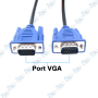 🔌 Câble VGA 5m – Câble écran PC haute qualité avec filtres anti-interférences