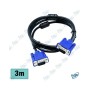 🔌 Câble VGA 3m – Câble écran PC D-Sub 15 broches avec filtres anti-interférences