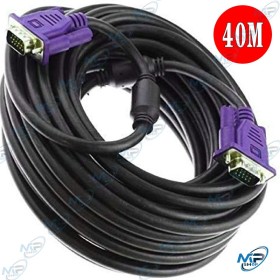 🔌 Câble VGA HD15 40m – Cordon Vidéo Longue Distance 15 Broches pour PC, Écran et Vidéoprojecteur