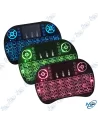 MINI CLAVIER BLUETOOTH AVEC TOUCHPAD - LED RGB -