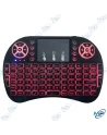 MINI CLAVIER BLUETOOTH AVEC TOUCHPAD - LED RGB -