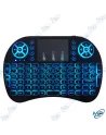 MINI CLAVIER BLUETOOTH AVEC TOUCHPAD - LED RGB -