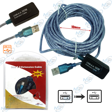 copy of copy of copy of copy of copy of copy of Câble Extension USB 2.0 10m avec Amplificateur Actif
